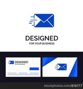 Creative Business Card and Logo template Email, Mail, Message Vector Illustration