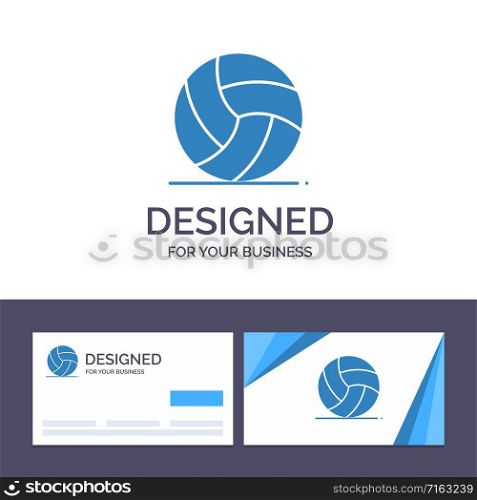 Creative Business Card and Logo template Football, Ireland, Game, Sport Vector Illustration