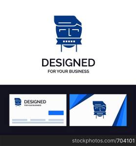 Creative Business Card and Logo template Hostage, Mouth, Opponent, Shut, Terrorism Vector Illustration