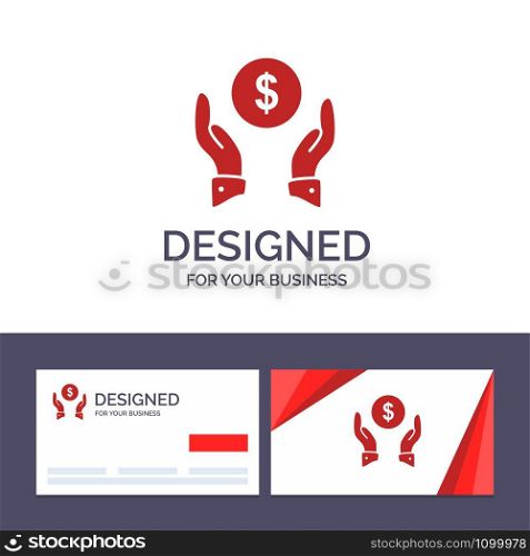 Creative Business Card and Logo template Insurance, Finance Insurance, Money, Protection Vector Illustration