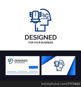 Creative Business Card and Logo template Personal Data Protection, Personal, Protection, Security Vector Illustration