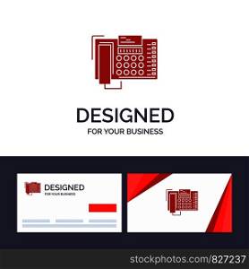 Creative Business Card and Logo template Phone, Business, Office, Call, Contact Vector Illustration