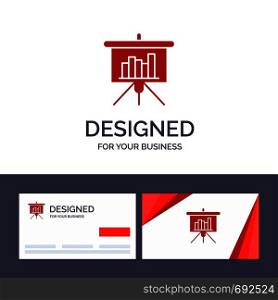 Creative Business Card and Logo template Presentation, Blackboard, PowerPoint, Report Vector Illustration
