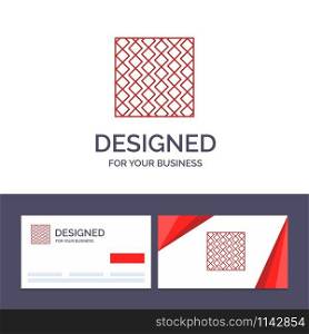 Creative Business Card and Logo template Tile, Floor, Slab, Square, Stripes, Tiles, Wall Vector Illustration