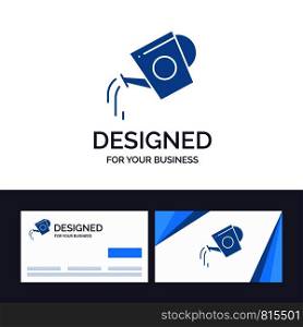 Creative Business Card and Logo template Water Tank, Beverage, Bottle, Tank, Water Vector Illustration