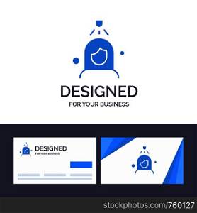 Creative Business Card and Logo template Woman, Shower, Wash, Cleaning Vector Illustration