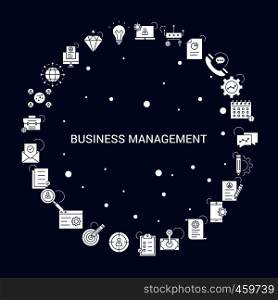 Creative Business Management icon Background