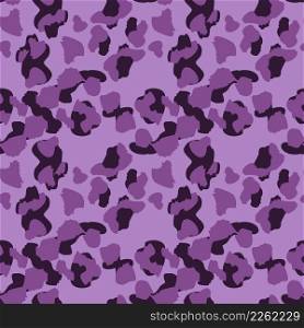 Creative cheetah camouflage seamless pattern. Camo leopard elements background. Irregular animal fur shapes endless wallpaper. Design for fabric, textile print, wrapping, cover. Vector illustration. Creative cheetah camouflage seamless pattern. Camo leopard elements background.