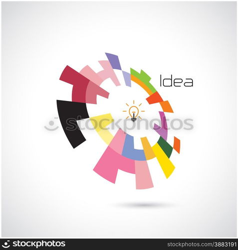 Creative circle abstract vector logo design template. Corporate business technology creative logotype symbol.Vector illustration