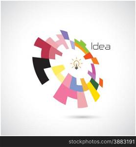Creative circle abstract vector logo design template. Corporate business technology creative logotype symbol.Vector illustration