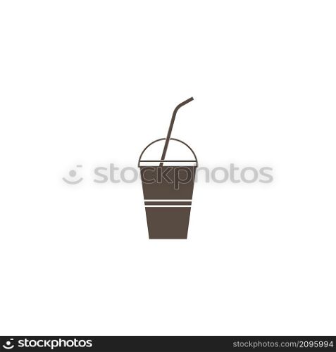 creative coffee hot, coffee cup icon template.