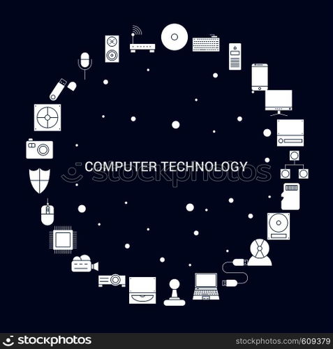 Creative Computer Technology icon Background