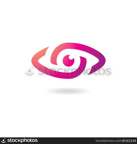 Creative Concept Eyes logo Design Template, eye care logo icon