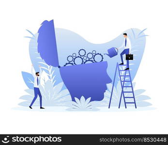 Creative concept idea. Creative vector illustration. Team work concept.. Creative concept idea. Creative vector illustration. Team work concept