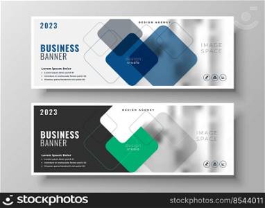 creative corporate business banners design