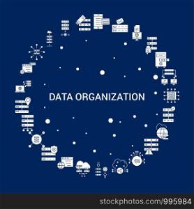 Creative Data Organization icon Background