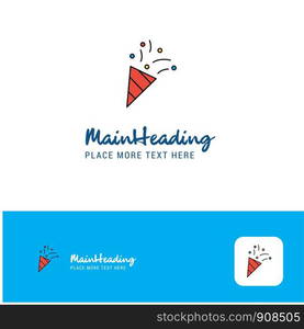 Creative Decorations Logo Design. Flat color Logo place for Tagline. Vector Illustration