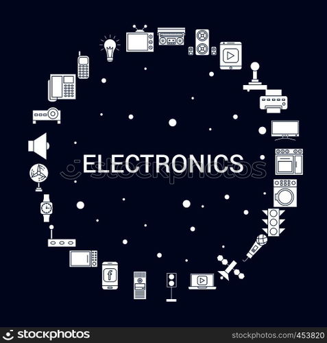 Creative Electronics icon Background