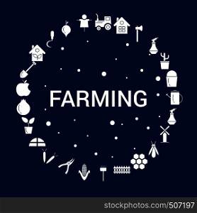 Creative Farming icon Background