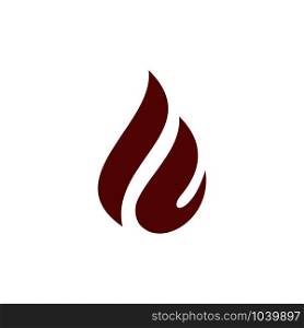 creative fire design logo template