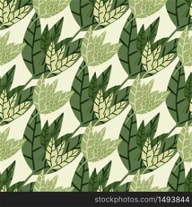 Creative foliage wallpaper in hand drawn style. Doodle jungle tropical leaves seamless pattern. Design for fabric, textile print, wrapping paper, cover. Botanical vector illustration.. Creative foliage wallpaper in hand drawn style. Doodle jungle tropical leaves seamless pattern.