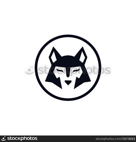 creative fox logo design template