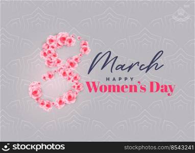 creative happy women’s day vector background