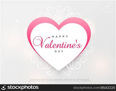 creative heart design for valentine&rsquo;s day