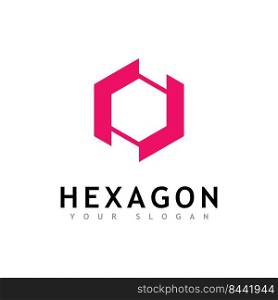 Creative Hexagon logo vector design 