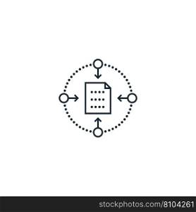 Creative icon from analytics research icons Vector Image