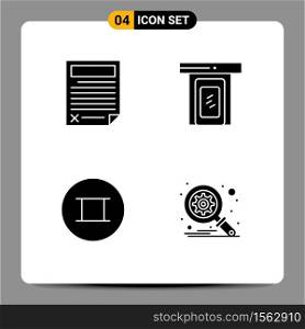 Creative Icons Modern Signs and Symbols of contract, ancient, page, cloud, symbols Editable Vector Design Elements