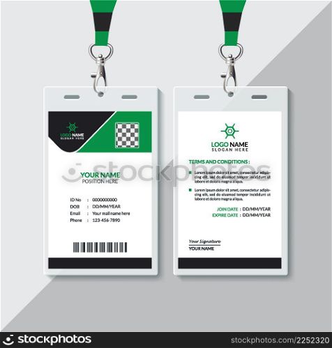 Creative ID card Design Template
