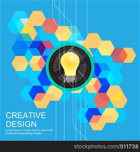 creative idea concept design