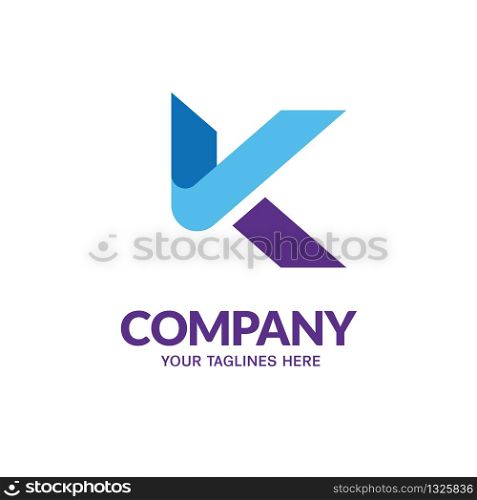 Creative Initial Letter K Logo Modern Business Typography Vector Template