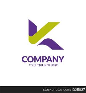 Creative Initial Letter K Logo Modern Business Typography Vector Template