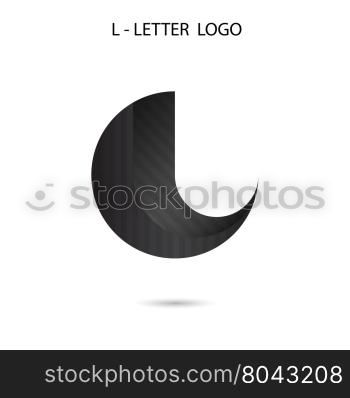 Creative L-letter icon abstract logo design.L-alphabet symbol.Vector illustration