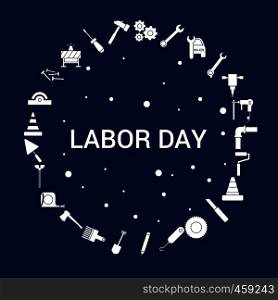 Creative Labor day icon Background