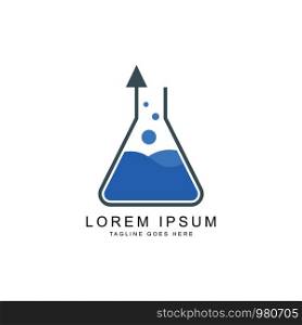 Creative Laboratory Concept Logo Design Template