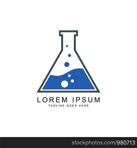 Creative Laboratory Concept Logo Design Template