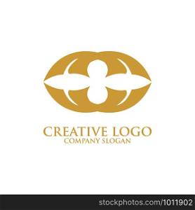 creative leaf vintage logo template
