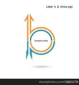 Creative letter B icon abstract logo design vector template. Corporate business and education creative logotype symbol.Vector illustration