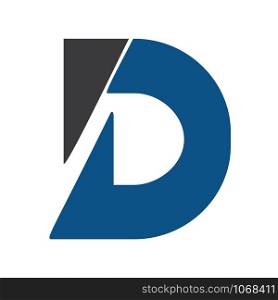Creative letter D logo. Abstract business logo.