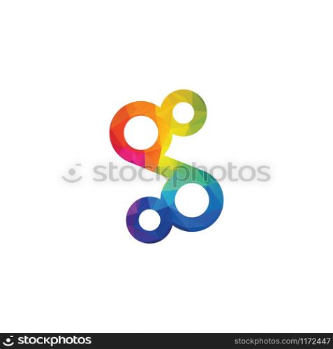 Creative letter S vector logo design.