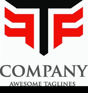 Creative Letter T and F logo. Elegant alphabet F and T letter logo. Vector illustration