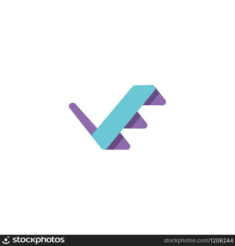 Creative letter VE vector logo design.