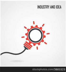 Creative light bulb concept background ,design for poster flyer cover brochure ,business idea ,abstract background.vector illustration