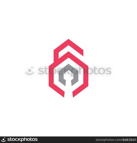 Creative Lock logo vector template