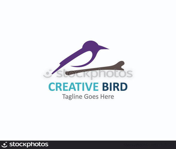 Creative logo design Bird vector template icon