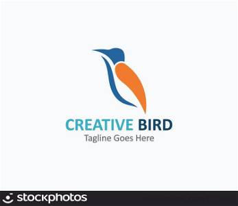 Creative logo design Bird vector template icon