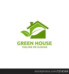 Creative logo design concept related to House Gardening, Landscaping Green House or Ecological Living Style